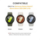 (4 Pack) Screen Protector Case Compatible For Samsung Galaxy Watch 7 44Mm (2024 Verison) Solf Silicone Bumper Full Protective Shell Face Cover (Clear Silver Cream Rosegold)