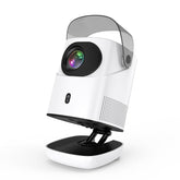 Unitedtime Projector Integrated 180°Adjustable Stand And Handheld Bracket With Wifi And Bluetooth Native 1080P Support 4K 12000 Lumens Portable, For Home Theater Support Hdmi, Usb, Pc, Tv Box, Grey