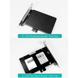 2.5 Inch Ssd Mounting Bracket With Sata Iii Cable And Ssd Screws, Pcie Or Pci