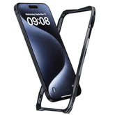 For Iphone 17 Pro Max Metal Case Bumper, Compatible With Magsafe, Slim Metal Frame Backless Fast Heat Dissipation, 4 Corner Shockproof Protection Phone Cover Case For Iphone 17 Pro Max (Black)