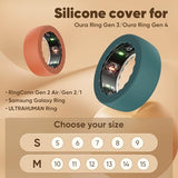 15 Pack Ultra-Thin Ring Cover Compatible with Oura Ring Gen 4/4 Ceramic,Gen 3 Horizon/Heritage, Anti-Scratch Elastic Silicone Smart Ring Protector
