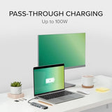 7-In-1 Usb C Hub Multiport Adapter With Ethernet - Compatible With Mac, Window