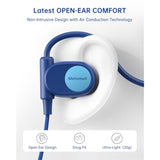 Kid Headphones For School, Air Conduction Open Ear Headphones, 3.5Mm Jack Wired Cord, Ultra-Comfort, Ergonomic And Lightweight Design Perfect For School And Outdoor Activities-Blue