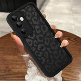Compatible With Samsung Galaxy S25 Plus Case, Cheetah Print Shockproof Soft Tpu Protective Cover For Women Girls, Slim Anti Scratch Leopard Case For Galaxy S25 Plus 6.7 Inch, Black