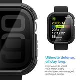 2 Pack for Watch Case, Rugged Cover Compatible with iWatch 11/10 46mm with Built-in Touch Sensitive Tempered Glass Screen Protector