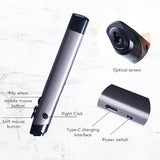 Optical Pocket Pen Mouse, 1200 Dpi Optical Pen Mouse With And Air Dual Mode Support 2.4Ghz And Bluetooth Ways To Connect For Pc Laptop Pc Smartphone