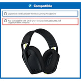 Breathable&Durable Replacement Earpads Cushion Compatible With Logitech G435 G 435 Bluetooth Wireless Gaming Headphone Ear Pads With Mesh Fabric And Memory Foam
