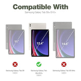Case For Samsung Galaxy Tab S9 Plus 12.4 Inch (2023), [Built In Screen Protect