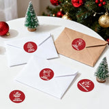 120Pcs Christmas Gift Stickers - Red Merry Christmas Stickers, 2Inch Happy Holiday Envelope Seals For Gift Wrapping, Cookie Bags, Xmas Party Supplies, Small Business Packaging