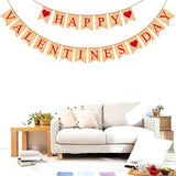 Happy Valentines Day Banner Valentine’S Day Decorations Glitter Heart
