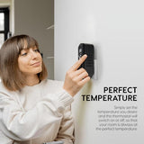 Digital Plug In Thermostat - Programmable Thermostat With Lcd Screen, Temperature Control & Power Buttons - Compatible With Wall Mount & Portable Heater, Air Cooler, Greenhouse Fans