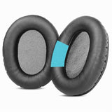 H5 Ear Pads Ear Cushions Earpads Replacement Compatible With Mpow 059 / H1 / H5 Bluetooth Headphone Protein Leather Black