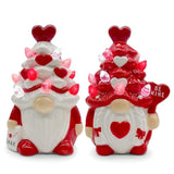 Valentines Day Decorations, Valentines Day Decor, 2Pcs Valentine Gnomes Decor, Valentine'S Day Decorations, Valentine Ceramic Tree Decoration For Home