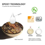 Seashell Design Collapsible Phone Grip Stand for Smartphones & Tablets (Crème)