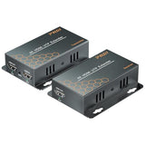 4K Hdmi Extender Over Ethernet Cat5 Cat6 Cat7 Upto 230Ft, With Ir, Loop Out, 4K@30Hz 1080P Hdmi Transmitter Receiver Poc With Holes, Easy Installation (Ht275)