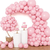 Pink Balloons 129Pcs Light Pink Balloons Different Sizes 18 12 10 5 In