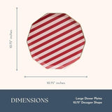 Harry Potter Paper Plates | Hogwarts House Large Paper Plates | Harry Potter Party Supplies & Decoration | Dinner Plates | Gifts For Birthdays, Christmas, And Holidays | 8 Pack (10.5")