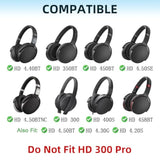 Ear Pads Cushions Replacement, Earpads For Sennheiser Hd4.50Bt, Nc, Se, Hd 4.40Bt, Hd4.30G, Hd4.20S, Hd458Bt, Hd450, Hd400S, Hd350Bt, Hd300,Durable Thick Mesh Fabric Ear Cushions(Black)