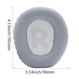 Replacement Ear Pads Compatible With Jbl Quantum 100, Q100/Quantum350, Q350 Headphones, Earpads Cushions With Soft Protein Leather And Memory Foam (Grey)