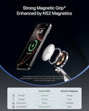 3-in-1 Foldable Wireless Charging Station, Qi2 Certified 15W Ultra Fast Wireless Charger for Magsafe, Magnetic Charger Stand for iPhone