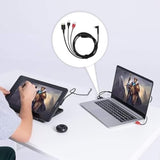 3-In-1 Cable, Compatible Kamvas 12/13/16 (2021)