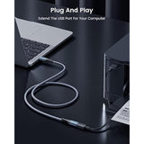 Usb Extension Cable 3.3Ft, Usb 3.0 Type A Male To Female Extender Cables High-Speed Data Transfer 5Gbps Compatible With Gamepad, Printer, Webcam, Usb Keyboard, Flash Drive, Hard Drive