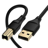 Short Printer Cable 3 Feet High Speed Usb A To Usb B Printer Cable Type A To B Scanner Print Cord To Computer For Hp Canon Epson Dell Samsung Lexmark Xerox,Usb2.0 Midi Cord For Piano Midi Keyboard Dac