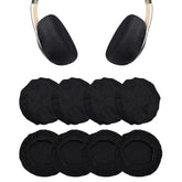 4 Pairs Headphone Ear Covers, Sweat Mesh Headphone Covers Washable And Stretchable Headphone Earpads Replacement For Gym, Libraries, Studying, Gaming, Aviation Noise Reduction (9-11Cm)
