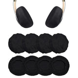 4 Pairs Headphone Ear Covers, Sweat Mesh Headphone Covers Washable And Stretchable Headphone Earpads Replacement For Gym, Libraries, Studying, Gaming, Aviation Noise Reduction (9-11Cm)