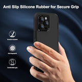 For Iphone 13 Pro Max Case And 12 Pro Max Case, Full Body Protection Heavy Duty Shockproof Military Grade 3 In 1 Silicone Rubber With Hard Pc Rugged Durable Phone Cover 6.7 Inch (Black)