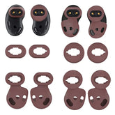 4 Pairs Galaxy Buds Live Ear Tips Ear Hooks Kit Set, Small/Large 2 Size Silicone Anti-Slip Fit In Case Rubber Ear Buds Wings Eartips Compatible With Samsung Galaxy Buds Live - Mystic Bronze