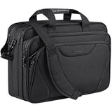 Laptop Bag Premium Laptop Briefcase Fits Up To 17.3 Inch Laptop Expandable Waterrepellent Shoulder Messenger Bag Computer Bag For Travel/Business/Men/Womenblack