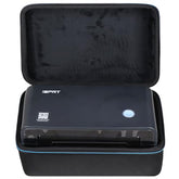 Hard Storage Case For Idprt Bluetooth Thermal 4X6 Label Printer - Travel Case For Jade/Pedoolo/Knaon/Nelkoglobal/Nelko Label Printer(Box For Sale) (Black & Blue, 4X6)