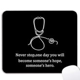 Funny Nurse Mouse Pad - Nurse Office Desk Accessories, New Graduates Nurse Gifts, Waterproof Non-Slip Rubber Base School Nurse Mousepad For Wireless Mouse 7.9X9.5 Inch