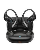 Open-Ear Headphones, True Wireless Headphones Bluetooth 5.4 Light Earbuds, Ultra Comfort Earhooks, 35H Playtimes, Clear Calls, Air Conduction Stereo Sound With 15Mm Drivers For Workouts (Black)