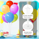 6-Set Balloon Stand Kit with Bases for Table & Floor Party Decor