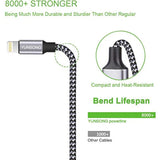 3-Pack 6Ft MFi iPhone Charger Nylon Braided Lightning Cable Fast Charging