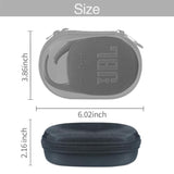 Case For Jbl Clip 5 Portable Bluetooth Speaker, Cover For Jbl Clip 5 Speaker, Waterproof And Dustproof Feature, For Home, Outdoor And Travel(Black) - Box Only