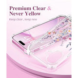 Floratopia Floral Shockproof iPhone 16 Case with Screen & Camera Lens Protector