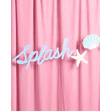 Last Splash Banner - Blue + White Foil | 6 Ft. | Bachelorette Decorations, Bridal Party Sign, Bride To Be Background, Beach Bach Supplies