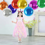 30pcs 18" Colorful Round Foil Balloons for Birthday & Party Decorations
