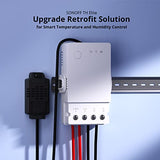 Thr316 Origin Smart Temperature And Humidity Monitoring Switch,Compatible With Alexa & Google Home, Rj9 4P4C Interface