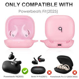 Beats Powerbeats Fit Case Cover with Visible Top Logo