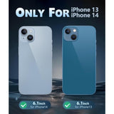 Clear Magnetic Military-Grade Shockproof Case for iPhone 13