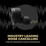 Technics Premium Hi-Fi True Wireless Bluetooth Earbuds with Advanced Noise Cancelling, 3 Device Multipoint Connectivity, Wireless Charging, Hi-Res Audio + Enhanced Calling - EAH-AZ80-K (Black)