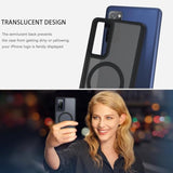 Samsung Galaxy S20 FE Magnetic Case Matte Shockproof Full Body Black