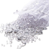Luxury Crystal-Clear Party Decorations; Sparkling Scatter Gems & Vase Filler For Elegant Wedding Centerpiece Table Decor