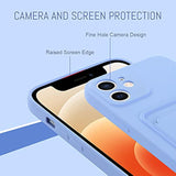 Compatible With 12 Case Tpu Card Holder Wallet Cover,Camera Protection + Screen Protector Soft Card Slot Phone Case -Purple