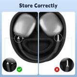 Hard Carrying Case For Apple Airpods Max Supports Sleep Mode, Portable Travel Storage Bag For Apple Airpods Max Headphone