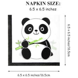 66 Pcs Panda Disposable Tableware Set Panda Party Supplies With Panda Plates Cups Napkins Straws Tablecloth For Kids Baby Shower Birthday Decorations